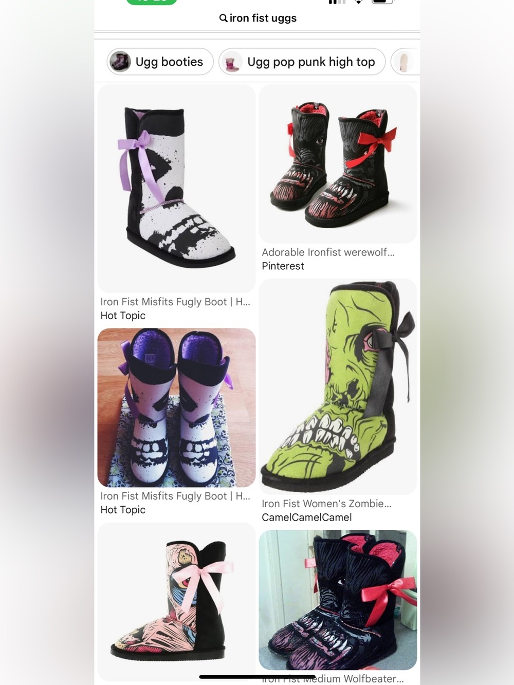 ISO LOOKING FOR FUGG BOOTS OR ANY IRON FIST!